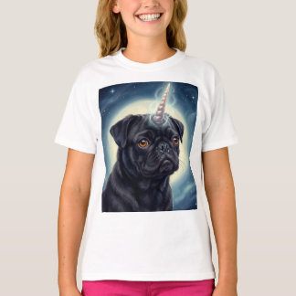 Unicorn Pug Tシャツ
