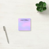 Unicorn Purple Personalize name Post-Itメモ ポストイット (オフィス)