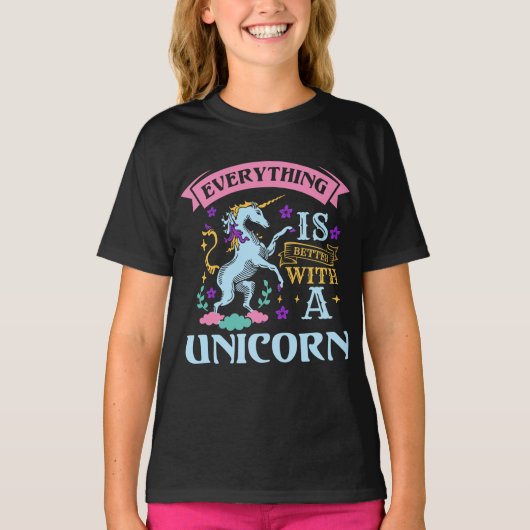 Unicorn Quotes Shirt Gift Tシャツ (正面)