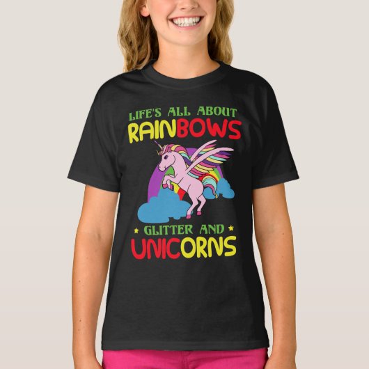 Unicorn Quotes Shirt Gift Tシャツ (正面)