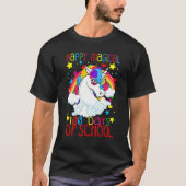 Unicorn Rainbow 100th Days Happy Magical 100 Days  Tシャツ (正面)