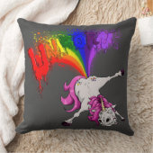 unicorn rainbow fart クッション (ブランケット)