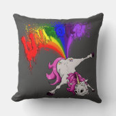 unicorn rainbow fart クッション (正面)