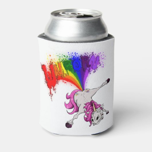unicorn rainbow fart 缶クーラー (缶裏面)