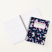 Unicorn Rainbow Primary Composition Notebook ノートブック (内部)