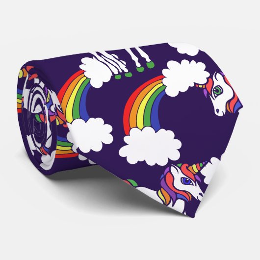 Unicorn Rainbows ネクタイ (ロール)