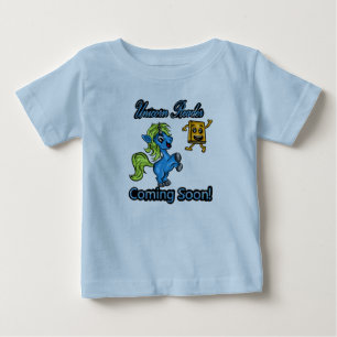 Unicorn Reader - 来's Soon!カラーT型 ベビーTシャツ