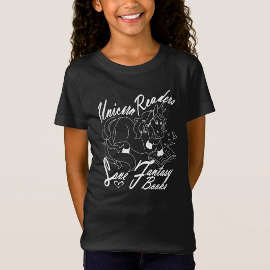 Unicorn Readers Love...ホワイトロゴティー Tシャツ (正面)