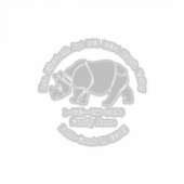 Unicorn Rhinoファミリーホームアドレスコンター シール (正面)