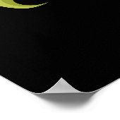 Unicorn Riding T-Rex Dinosaur Magical Rainbow ポスター (角)