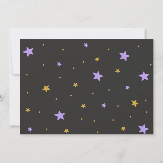 Unicorn Roller Skate Birthday Invitation 招待状 (裏面)