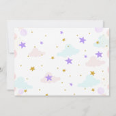 Unicorn Roller Skate Birthday Invitation 招待状 (裏面)