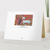 UNICORN Ruby、ハッピーバースデー カード (裏面)