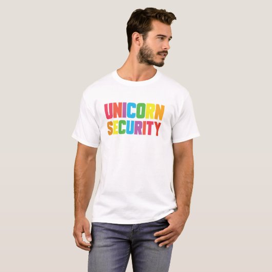 Unicorn Security Halloween Tシャツ (正面フル)