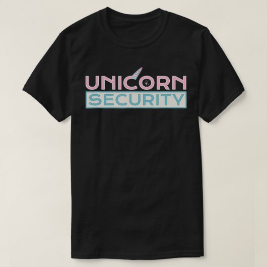 Unicorn Security  Tシャツ (デザイン正面)