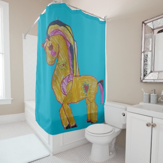 Unicorn Shower Curtain シャワーカーテン (インサイチュ)