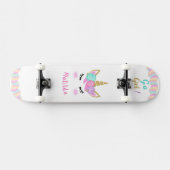 Unicorn Skateboard for Girl スケートボード (横)