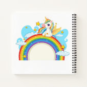 Unicorn Sketchbookノートブック ノートブック (裏面)