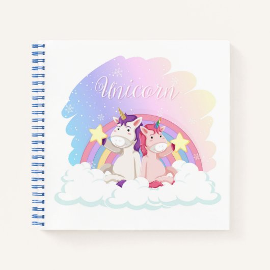Unicorn Sketchbookノートブック ノートブック (正面)