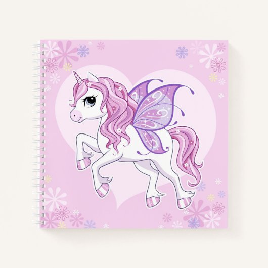 Unicorn Sketchbookノートブック ノートブック (正面)