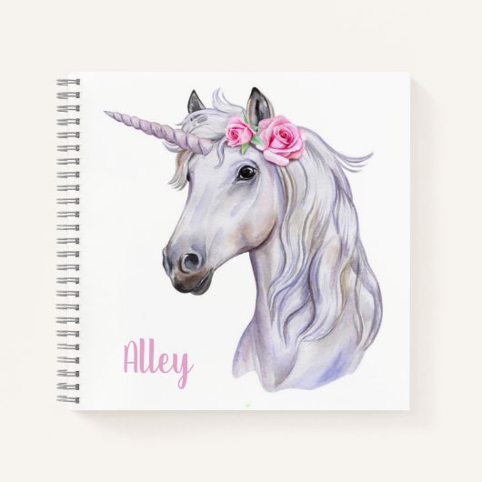 Unicorn Sketchbookノートブック ノートブック (正面)
