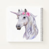 Unicorn Sketchbookノートブック ノートブック (裏面)