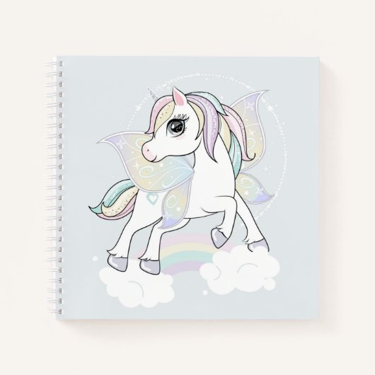 Unicorn Sketchbookノートブック ノートブック (正面)