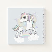Unicorn Sketchbookノートブック ノートブック (裏面)