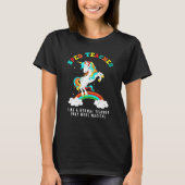 Unicorn Special Education Teacher Special Needs Te Tシャツ (正面)