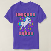 Unicorn Squad Awesome Dazzling  Present Gift  Tシャツ (デザイン正面)