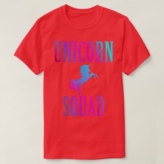 Unicorn Squad Enchanted Rainbow Fantasy Fairy Tale Tシャツ (デザイン正面)