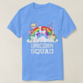 Unicorn Squad Rainbow Fantasy Fairy Tale Tシャツ (デザイン正面)