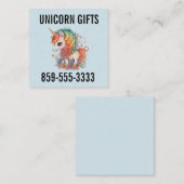 UNICORN SQUARE BUSINESS CARD CARDS スクエア名刺 (正面/裏面)