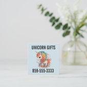 UNICORN SQUARE BUSINESS CARD CARDS スクエア名刺 (スタンド正面)