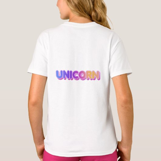 Unicorn T.Shirt Tシャツ (裏面)