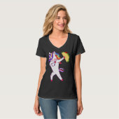 Unicorn Taco Dabbing Food Cinco De Mayo衣装 Tシャツ (正面フル)