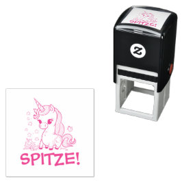 Unicorn Tampon encreur enseignant et motivationnel セルフインキングスタンプ