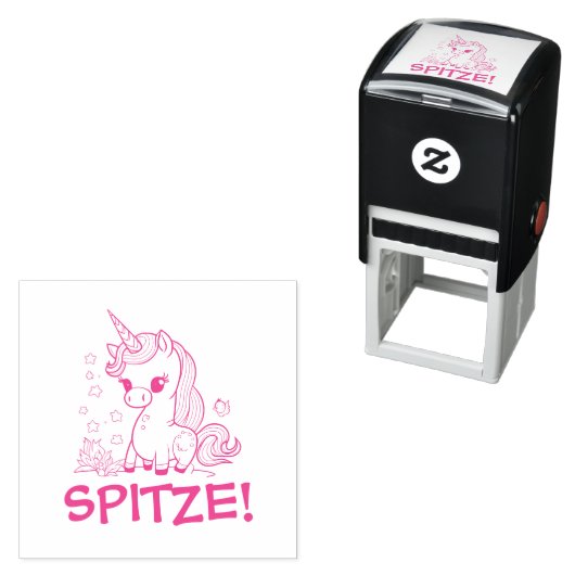 Unicorn Tampon encreur enseignant et motivationnel セルフインキングスタンプ (インサイチュ)