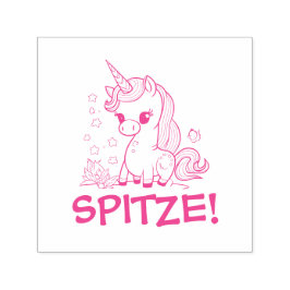 Unicorn Tampon encreur enseignant et motivationnel セルフインキングスタンプ