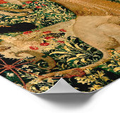 Unicorn Tapestries Found Legend Myth Medieval Art  ポスター (角)