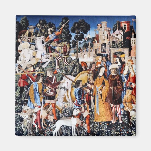 Unicorn Tapestry #6磁石 マグネット (正面)