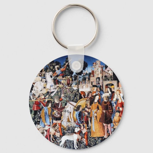 Unicorn Tapestry #6 keychain キーホルダー (正面)