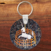 Unicorn Tapestry #7 keychain キーホルダー (正面)