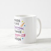 Unicorn Teacher Mug コーヒーマグカップ (正面右)