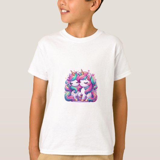 unicorn tee shirt child tシャツ (正面)