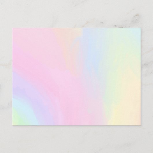 Unicorn Things 1 インビテーションポストカード (正面)