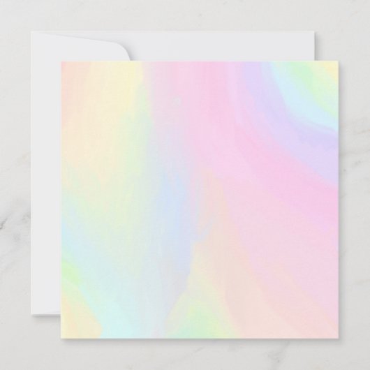 Unicorn Things 1 招待状 (正面)