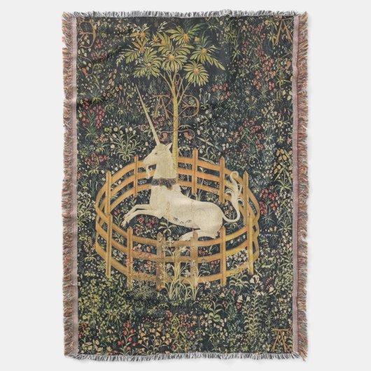 Unicorn Throw Blanket スローブランケット (正面縦)