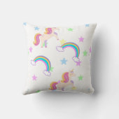 Unicorn Throw Pillow クッション (裏面)