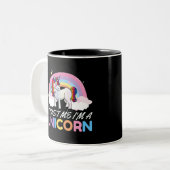 Unicorn Trust Me I'm Unicorn ツートーンマグカップ (正面左)